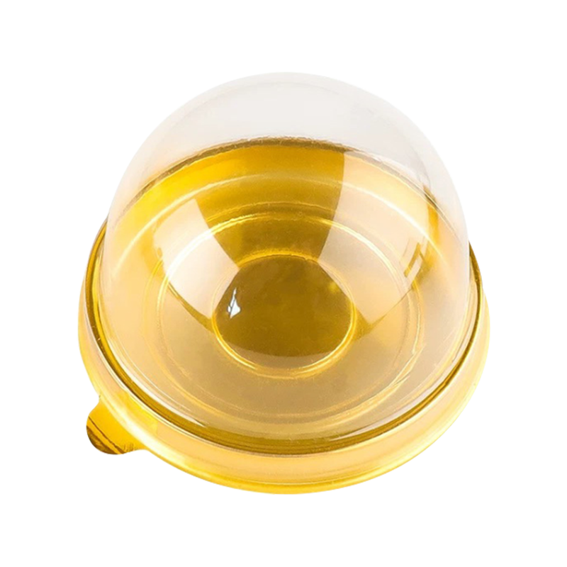 Одноразовая коробка для кондитерских изделий из ПЭТ-пластика.