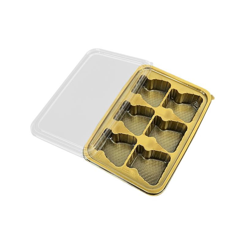 Пластиковая упаковочная коробка с пузырьковой крышкой для конфет