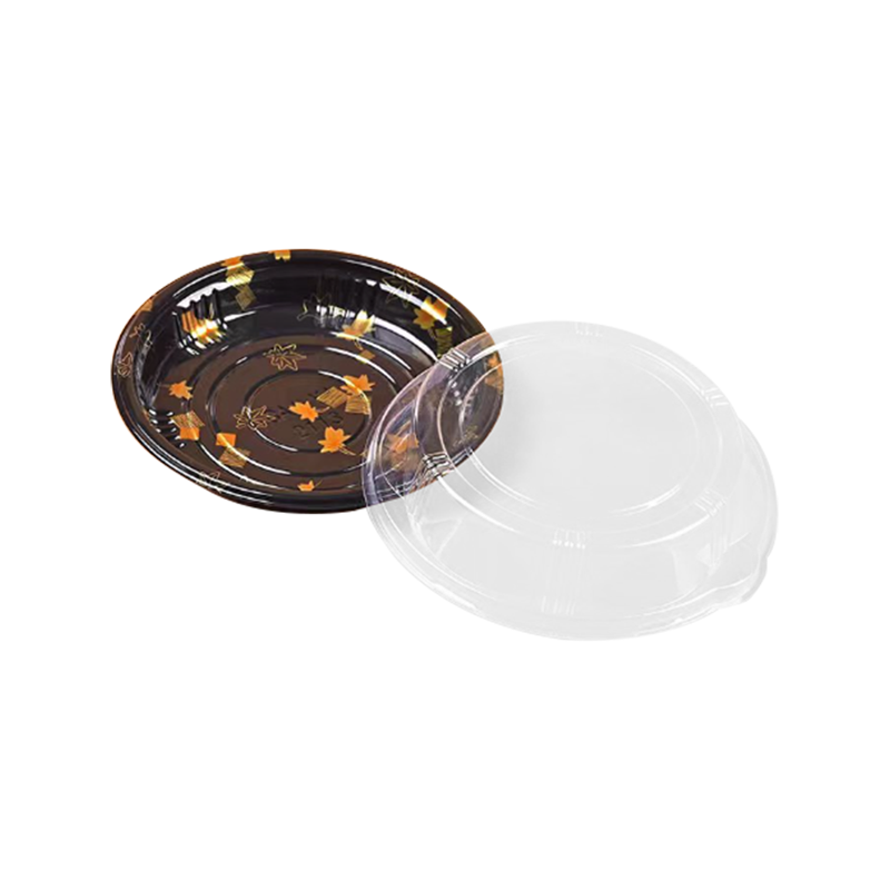 Разлагаемая круглая коробка для суши