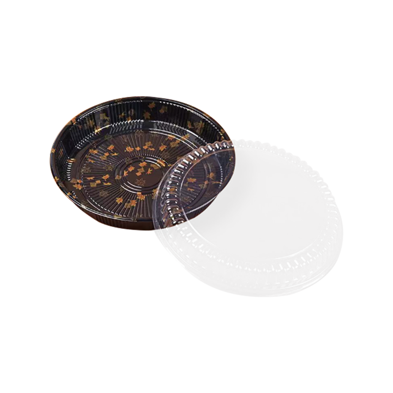 Упаковочная коробка в японском стиле с черным печатным дном