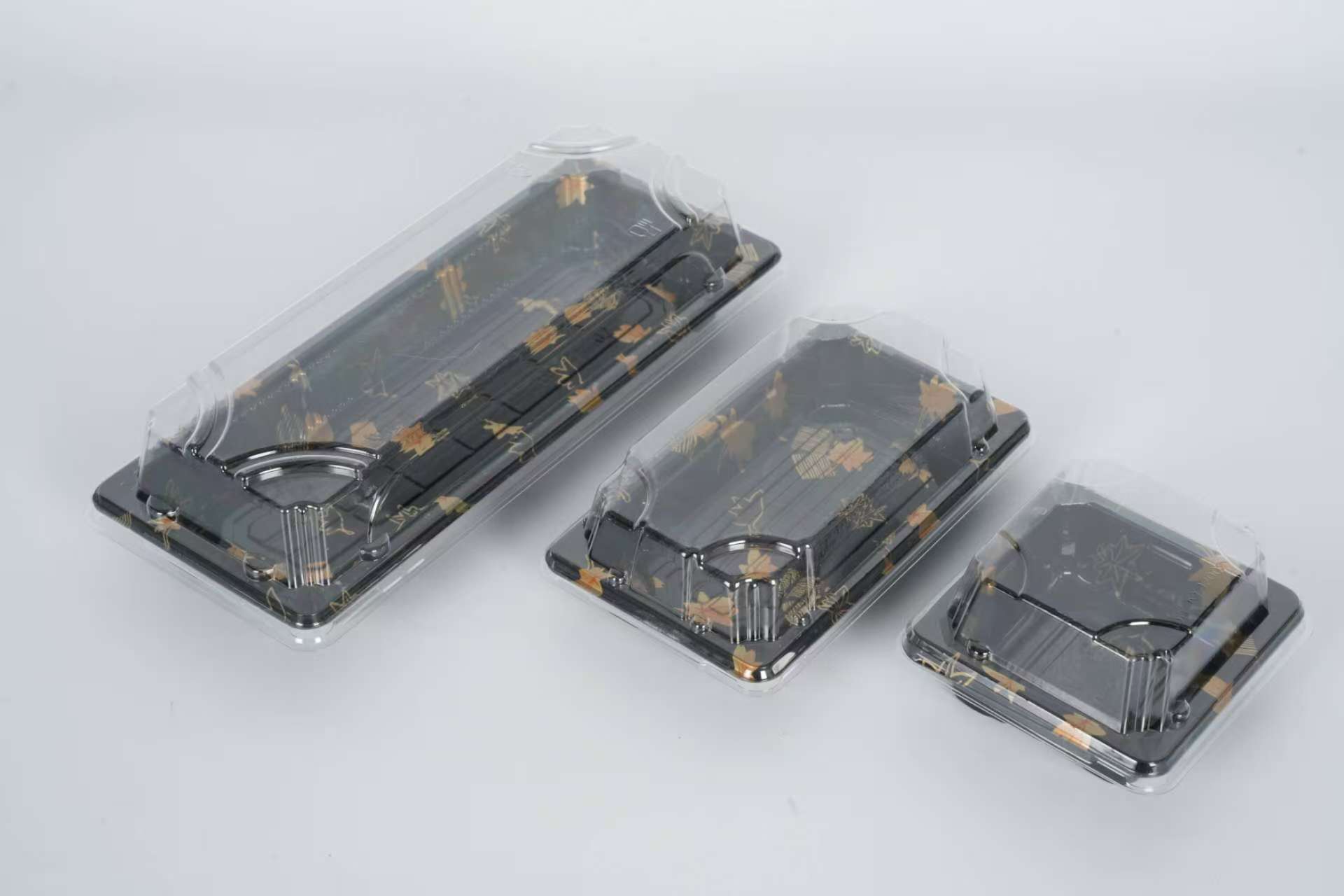 Одноразовая пластиковая коробка для суши и еды из полипропилена 