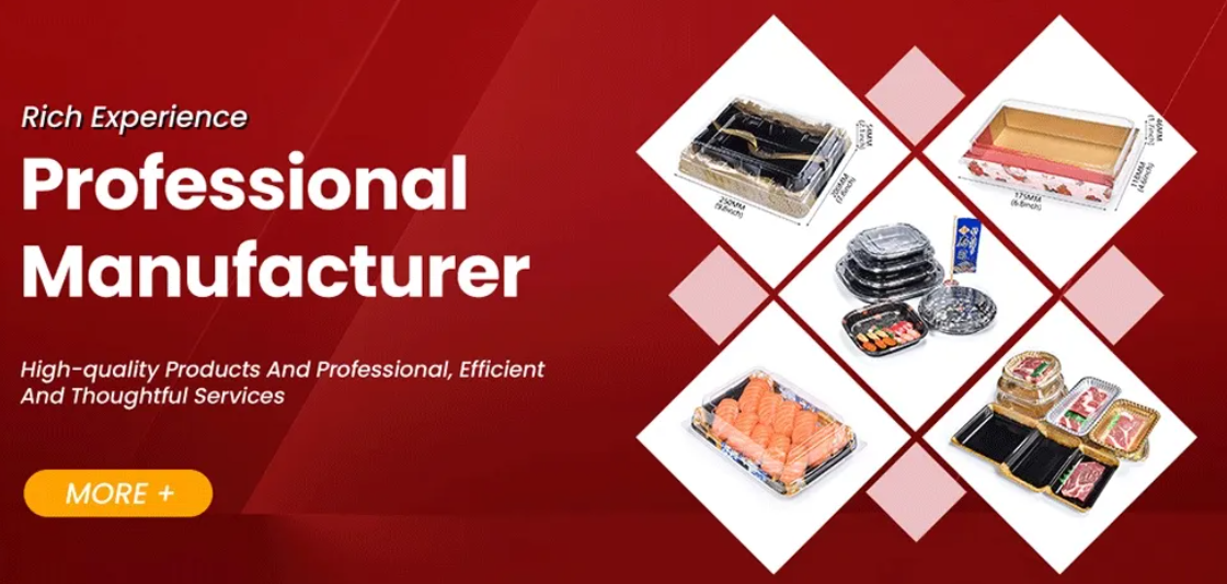 Одноразовый пластиковый лоток для суши 