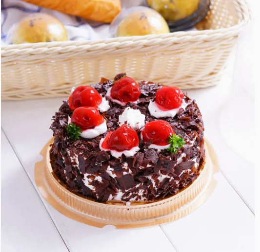 Одноразовая пищевая прозрачная коробка для упаковки торта в блистерной упаковке