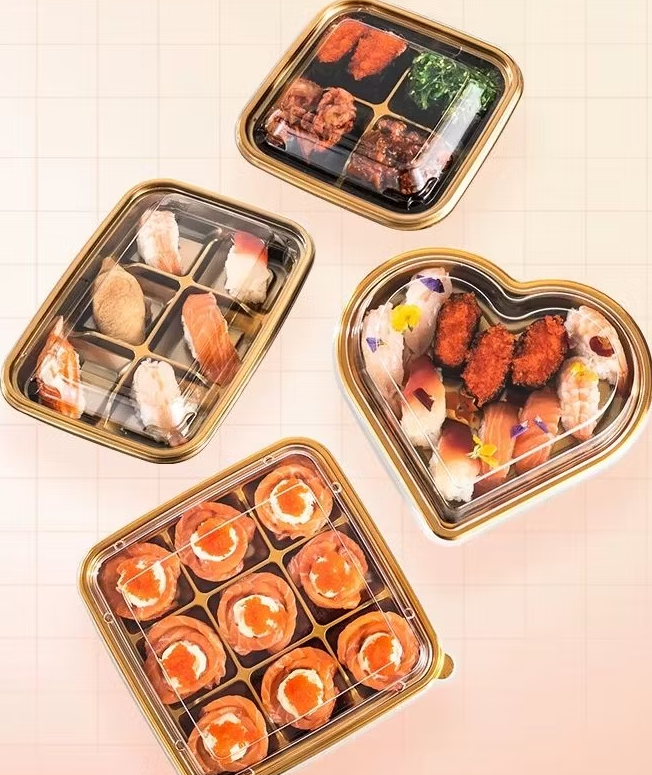 Какие конструктивные особенности блистерной упаковочной коробки Nine Grid из ПЭТ помогают предотвратить смещение или столкновение предметов внутри отделений?